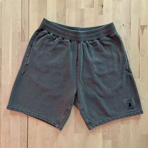 Teddy Fresh Unisex Faded Black Classic Casual Sweat Shorts size XS